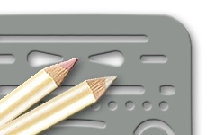 Eraser Pencils + Stencils