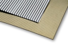Corrugated metal sheets
