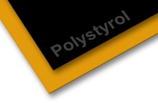 Polystyrol farbig