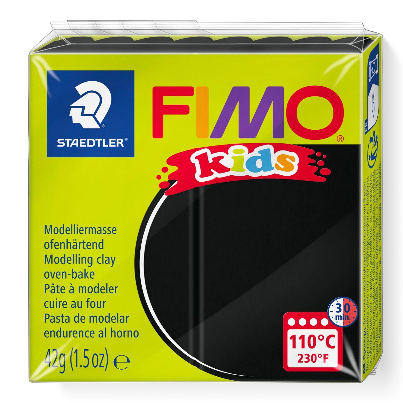 FIMO kids Modelliermasse 9 schwarz - jetzt kaufen bei architekturbedarf.de