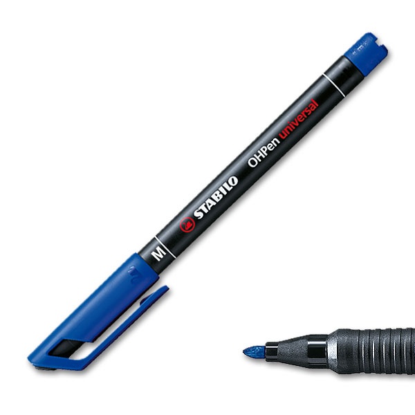Stabilo OHPen Foil Pen, M blue - buy now on architekturbedarf.de