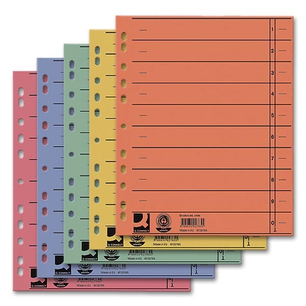 Trennblätter A4 Überbreite, farbig sortiert - jetzt kaufen bei  architekturbedarf.de